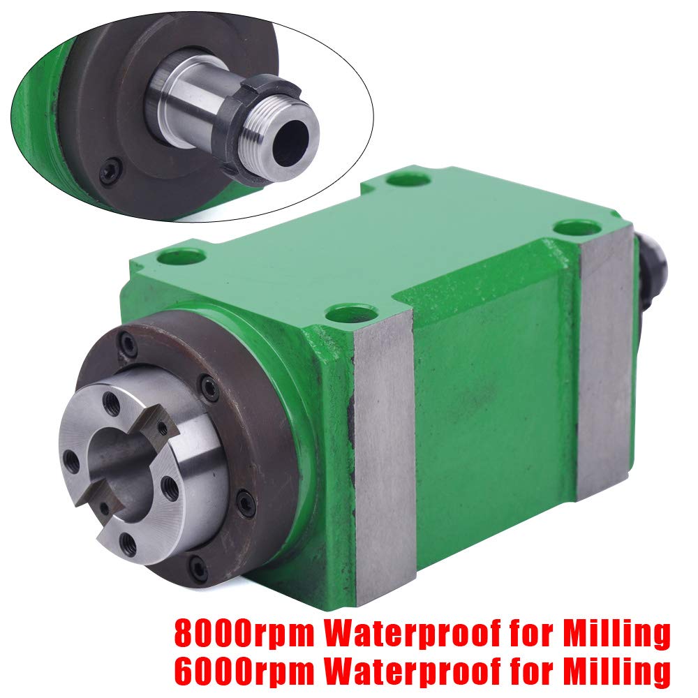 Buy 1.5KW 2HP Power Milling Head, BT30 Waterproof Taper Chuck Spindle