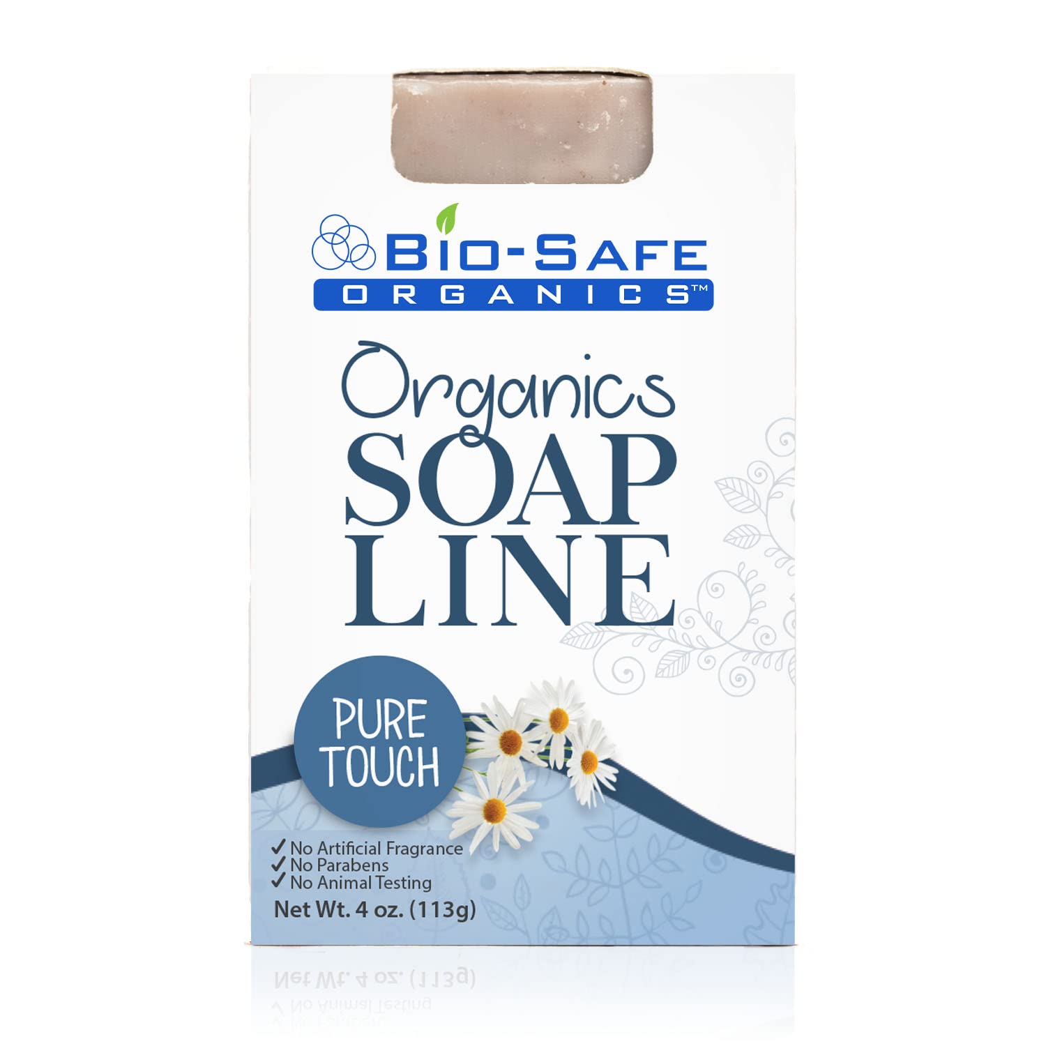 Organic All Natural Handmade Pure Soap Shampoo Bar for Sensitive Skin | Unscented, Dry Skin, Dandruff, Oily Scalp, No GMO, SLS & Chemical | USA Made, 4 oz image 2