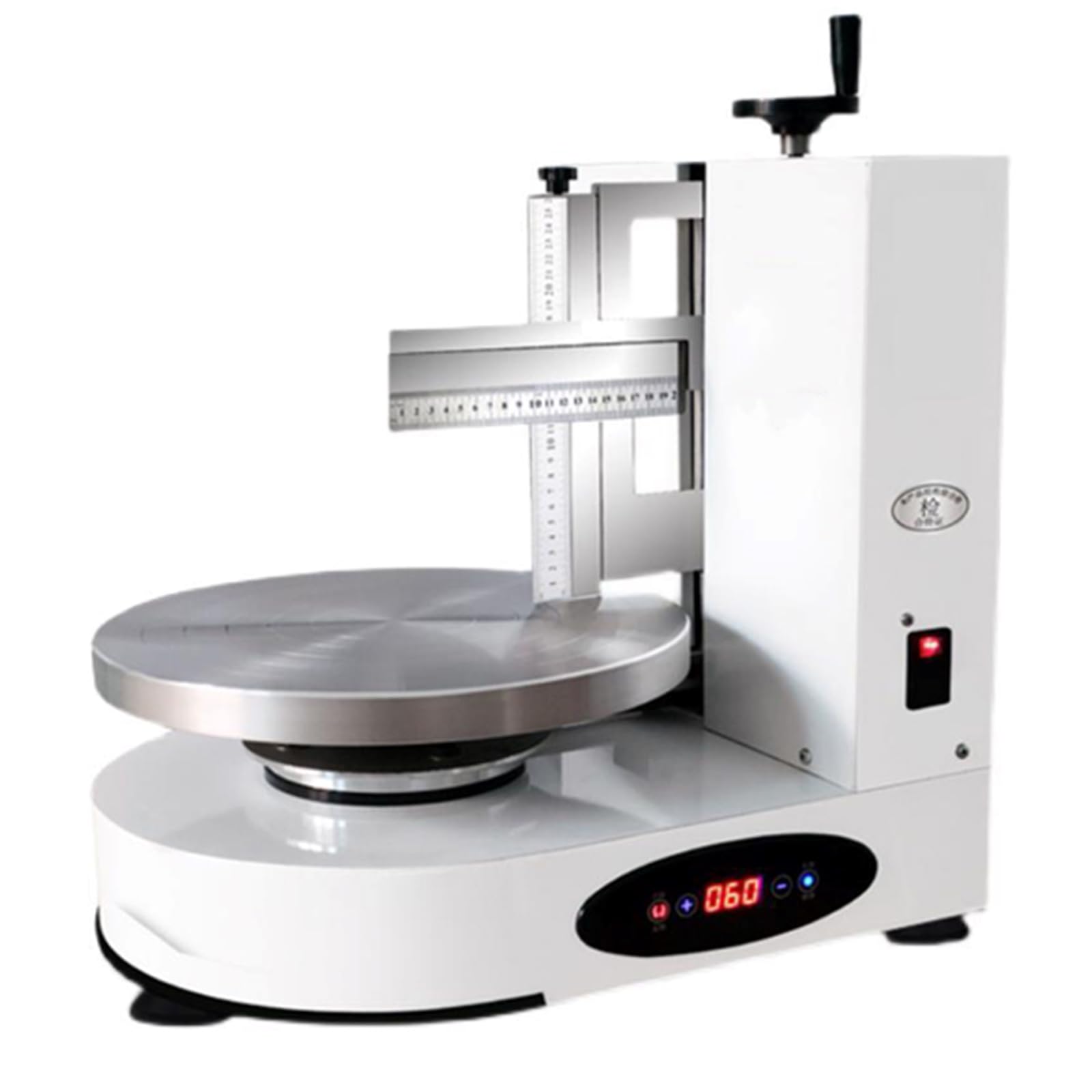 Dxysyldrun Bakery Cake Cream Flattening Machine Fully Automatic Layer Cake Rotating Machine Cake Shop Flat Baking