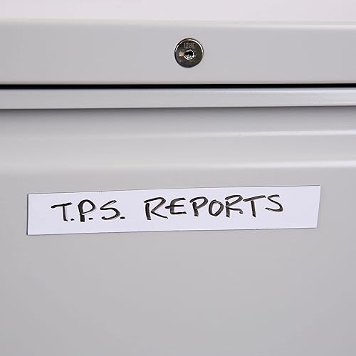 Miniatura 5 de MasterVision Rollo de cinta magnética de borrado en seco, 1" x 50' blanco