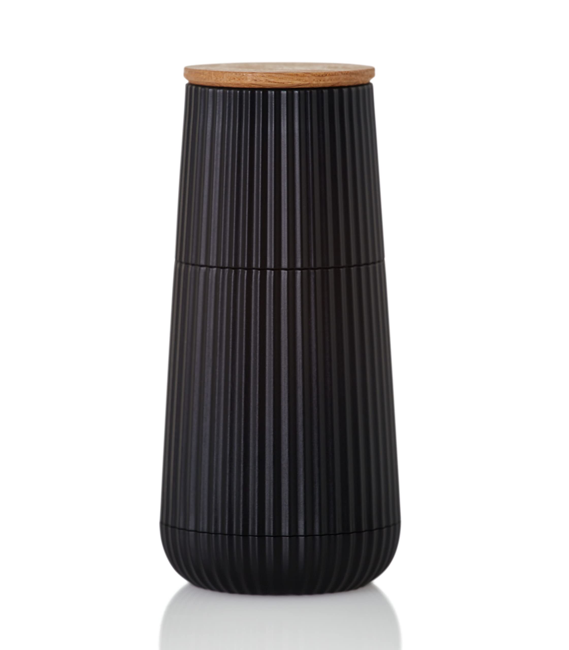 AdHoc MP153 - Set macinapepe e sale Scape in rilievo, con meccanismo CeraCut® in ceramica