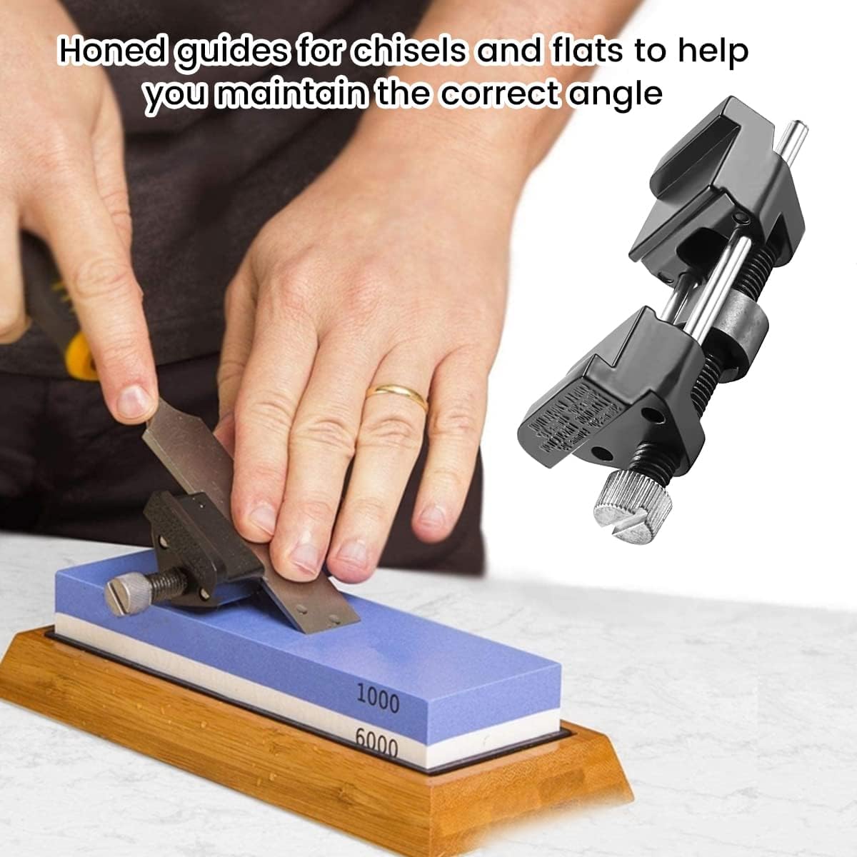 Honing Guide Adjustable Chisel Sharpening Jig - Image 3