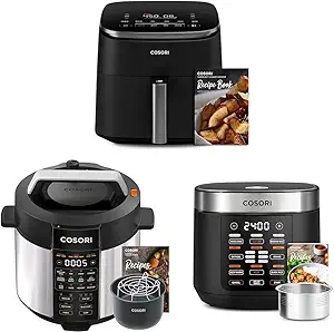 COSORI Air Fryer TurboBlaze 6.0-Quart Compact Airfryer & Electric Pressure Cooker 6 Quart & 18 Functions Rice Cooker