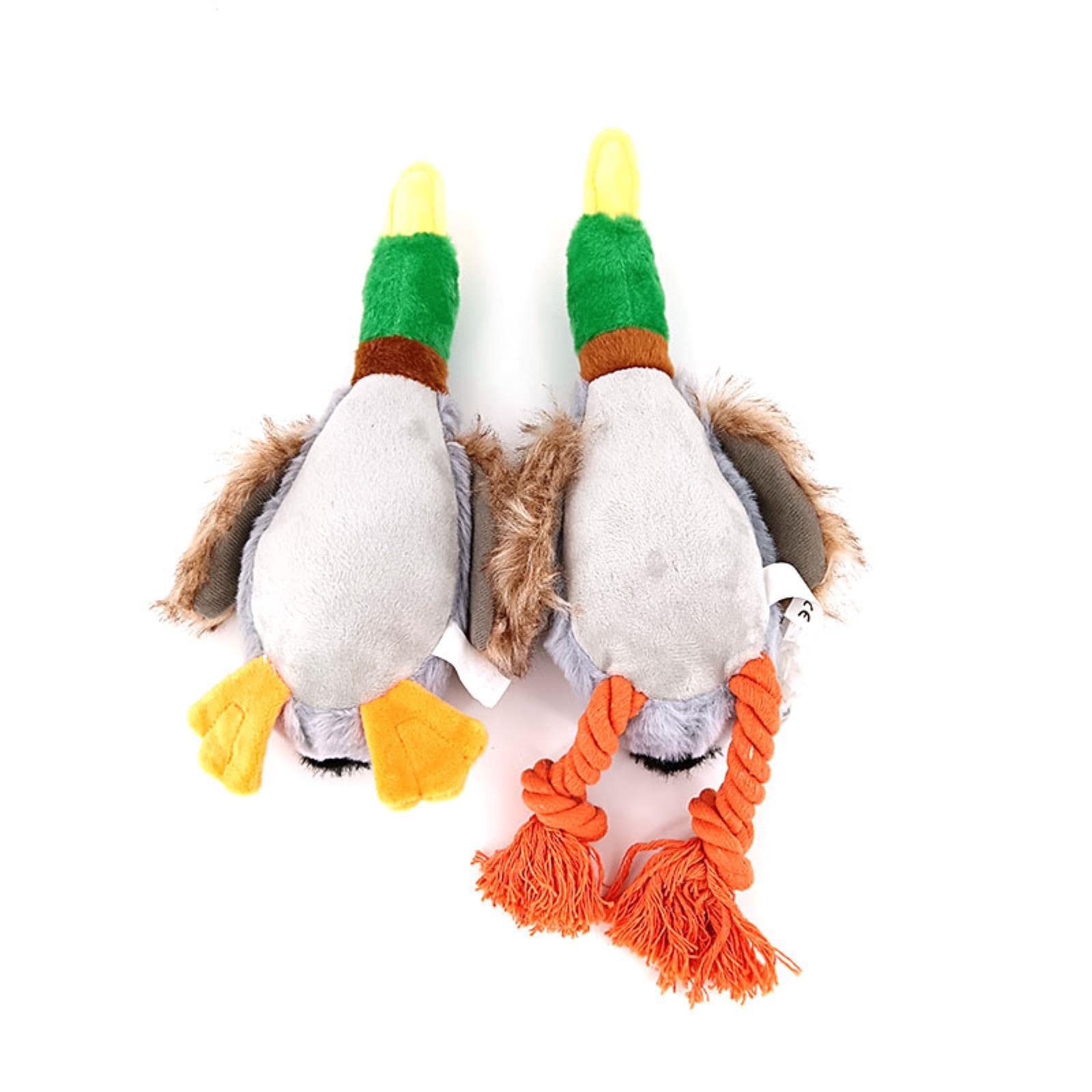 Hundespielzeug Süße Plüsch Ente Sound Spielzeug Gefüllte Quietschende Tier Quietscherin Hund Spielzeug Reinigung Zähne Hund Kau Seilspielzeug