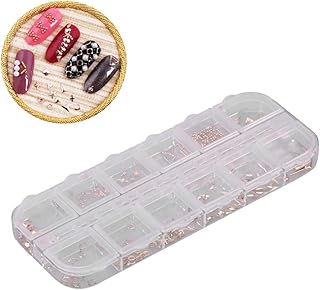 Beaupretty 1 Caixa De Adesivos De Unhas Para Arte De Unhas Adesivos De Pedras Preciosas Adesivos De Unhas De Meninas Decalques De Arte De Unhas Adesivos De Arte De Unhas Femininas