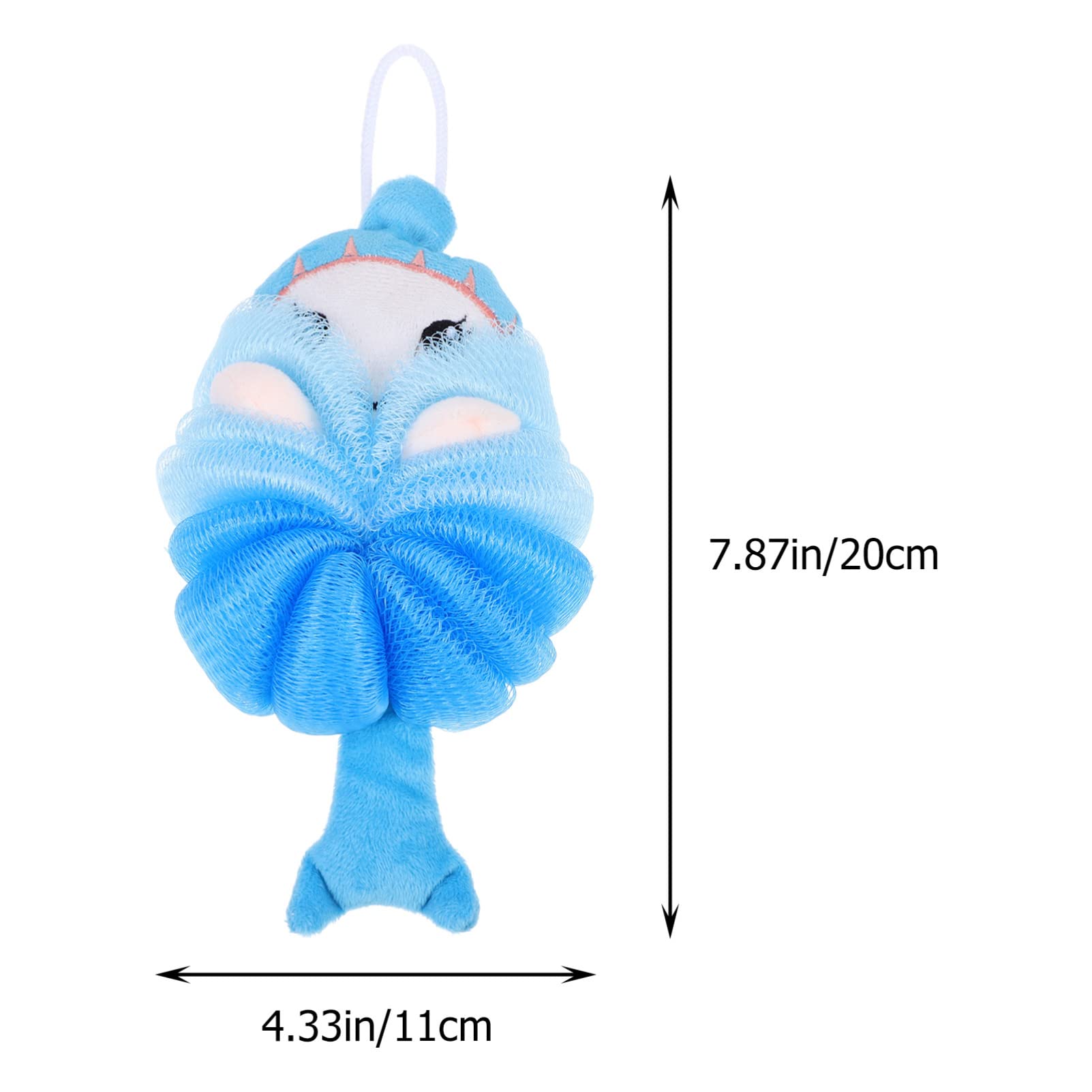 LIFKOME Lovely Cartoon Animal Bath Balls for Soft Body Washing Tools Fun Bathing Experience with Gentle Exfoliation for Childrens Bath Mesh Design for Easy Drying
