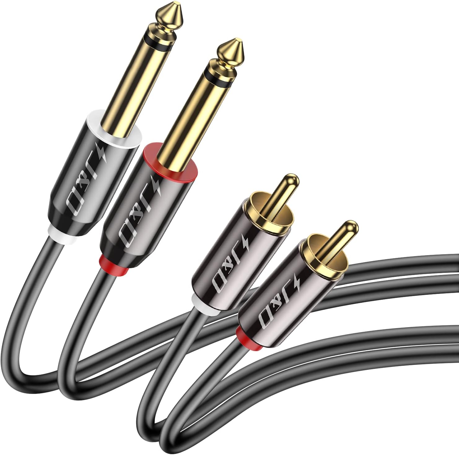 Cable Matters Dual RCA to XLR Unbalanced Interconnect Cable 1.8m, 2 RCA to 2 XLR Male Cable