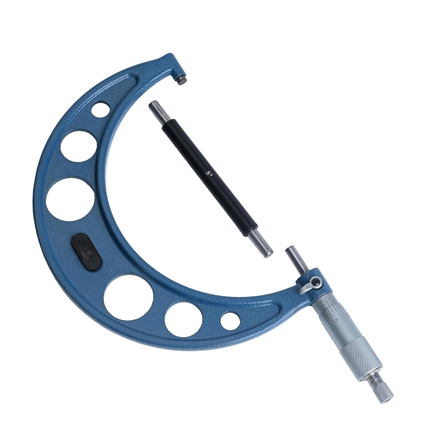 6PCS Outside Micrometer, 6” Micrometer Set, High Precision 0.0001” 0-1