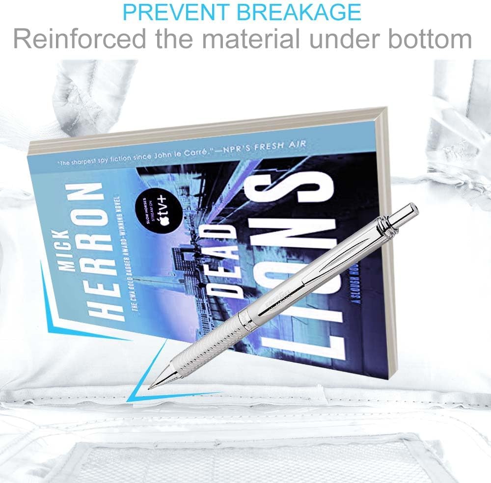 3PCS Clear Backpack, Heavy Duty Transparent Bookbag for Girls Women, Stadium Approved See Through Backpack Set (White Daisy) - Image 6