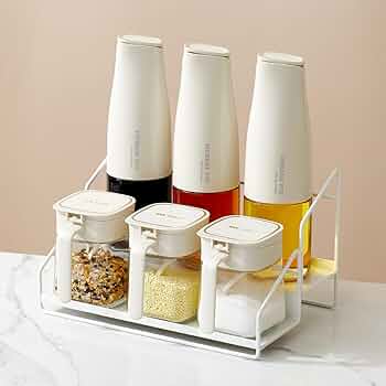 調味料ケース ６個 セット プラスチック製 まとめ売り セット ③ 調味料ケース 6個 セット プラスチック製 まとめ売り セット ③