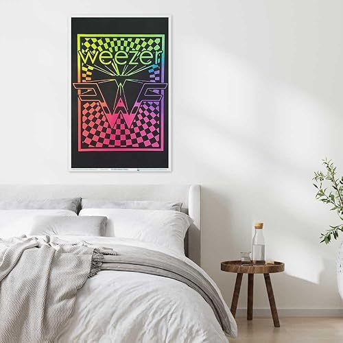 Miniatura 6 de Weezer Logo  Flocado  Póster de luz negra  23 x 35 pulgadas