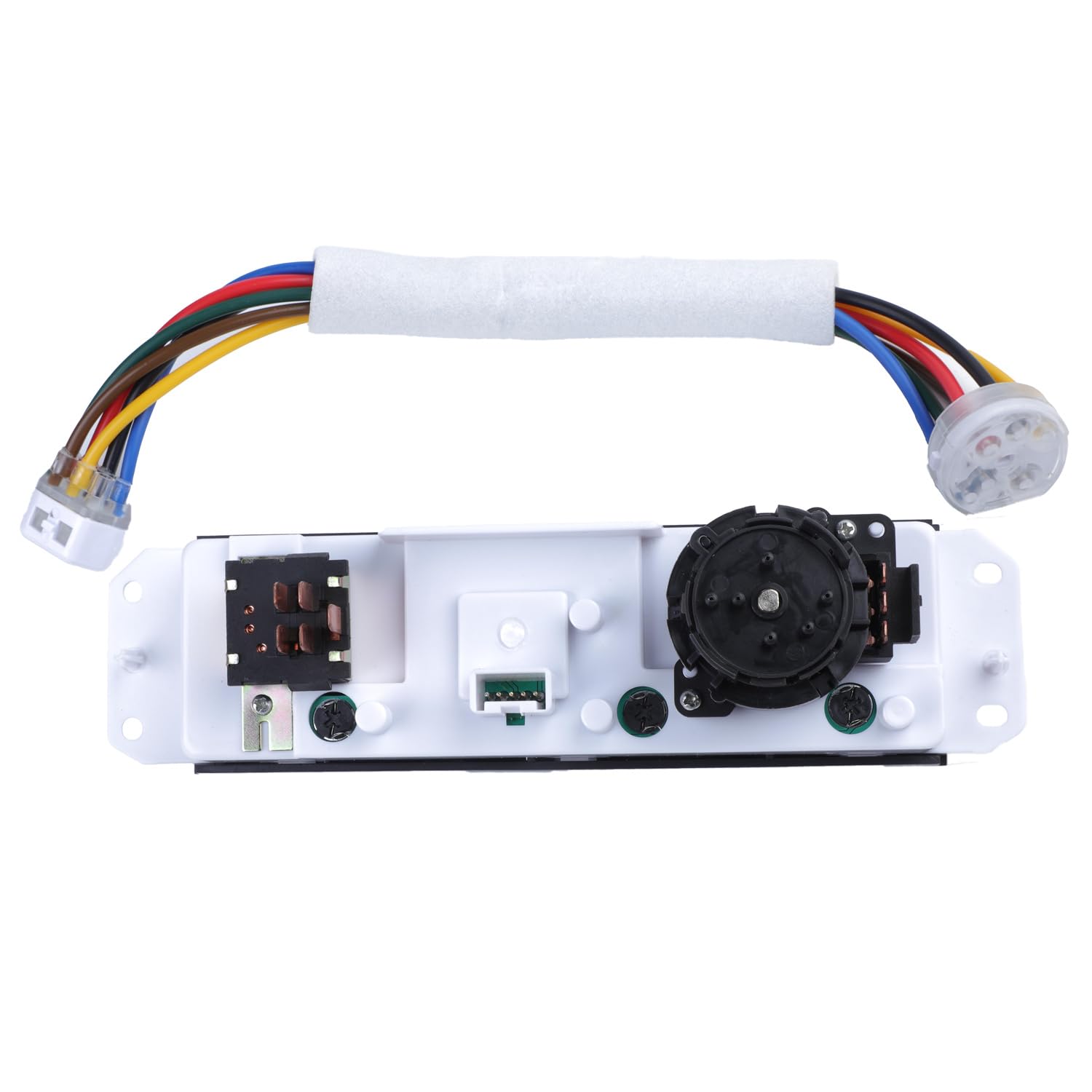 HVAC A/C - Módulo de panel de control de aire acondicionado con interruptor de motor de ventilador para Jeep Wrangler TJ 1999 2000 2001 2002 2003 2004 Reemplaza 55037473AB HS-373 BL101 SW2348
