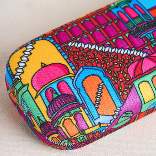 Image of Chumbak Eyewear Case for Women, Stylish Sunglass Organizer and Cover Case, Spectacle Box for Girls /Ladies, Specs Case, Stylish Glasses Cover, Protective Eyewear Case