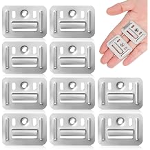 Angoily 100Pcs Wall Buckle, Interlocking Panel Clips PVC Wood Wallboard