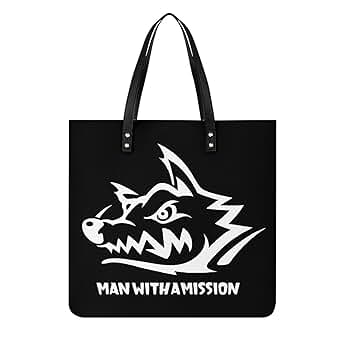 Amazon | [Thx Giving] マン ウィズ ア ミッション ロゴ トート