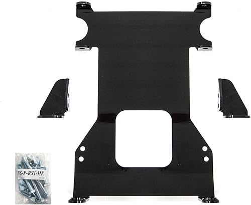 SuperATV Soporte de bastidor de suspensión delantera resistente para Polaris RZR RS1 (2018+) - Negro - Añade soporte y estabilidad