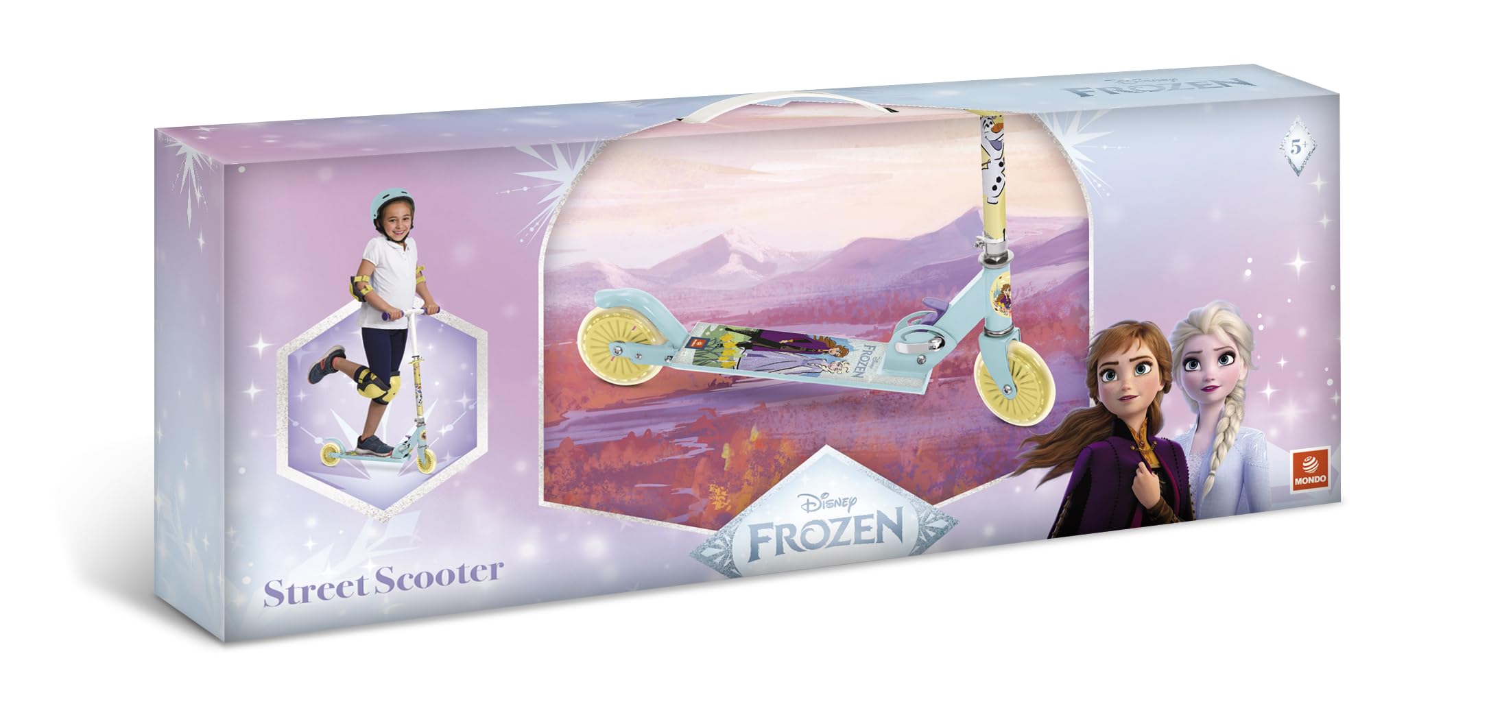 Mondo Toys Hulajnoga Aluminiowa FROZEN Regulowana Kierownica 2 Koła