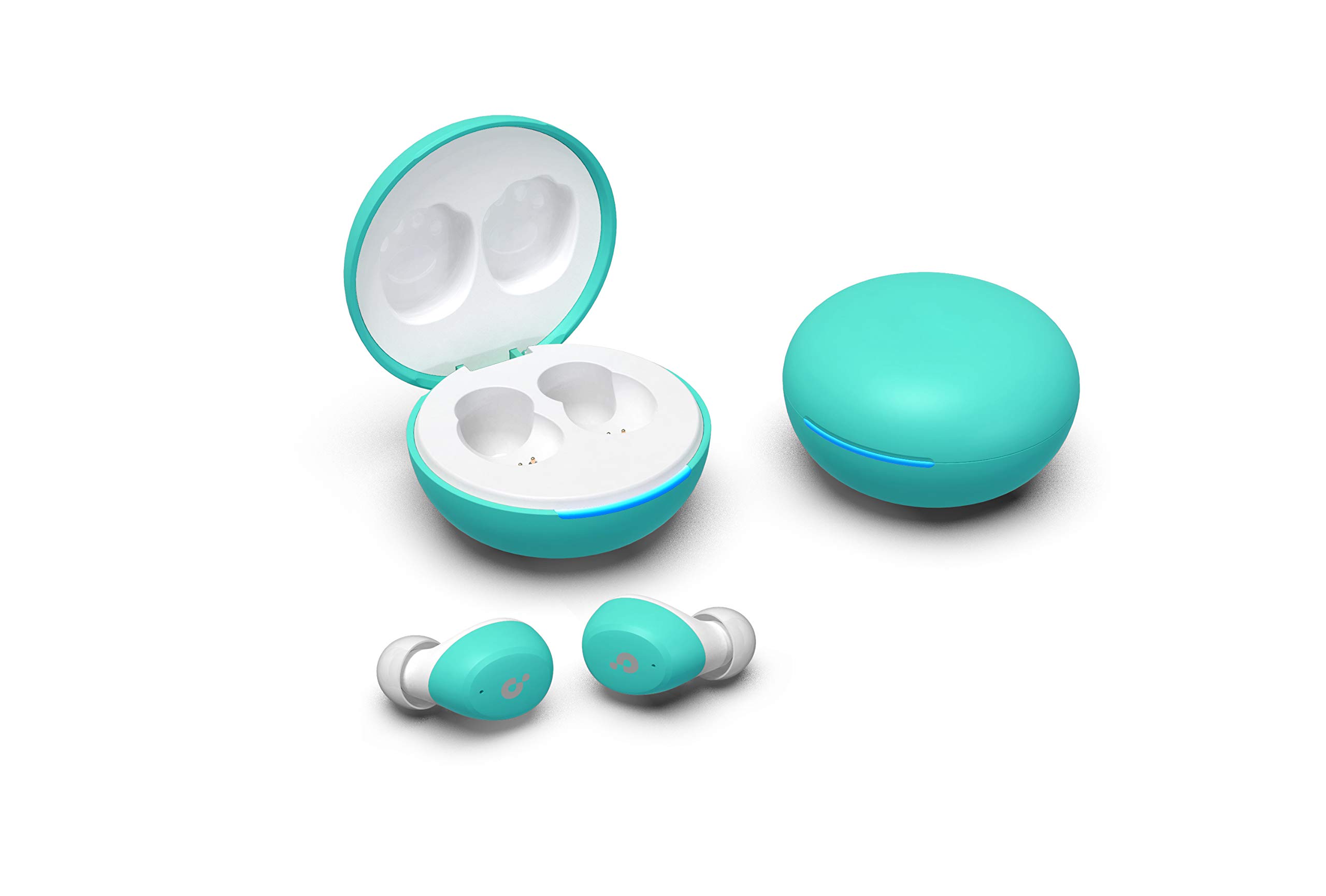 BlueWow A8 Macarons True Wireless Earbuds iPX 7 Water Proof Bluetooth 5.0 Earphones & Headset with Mic (Green)