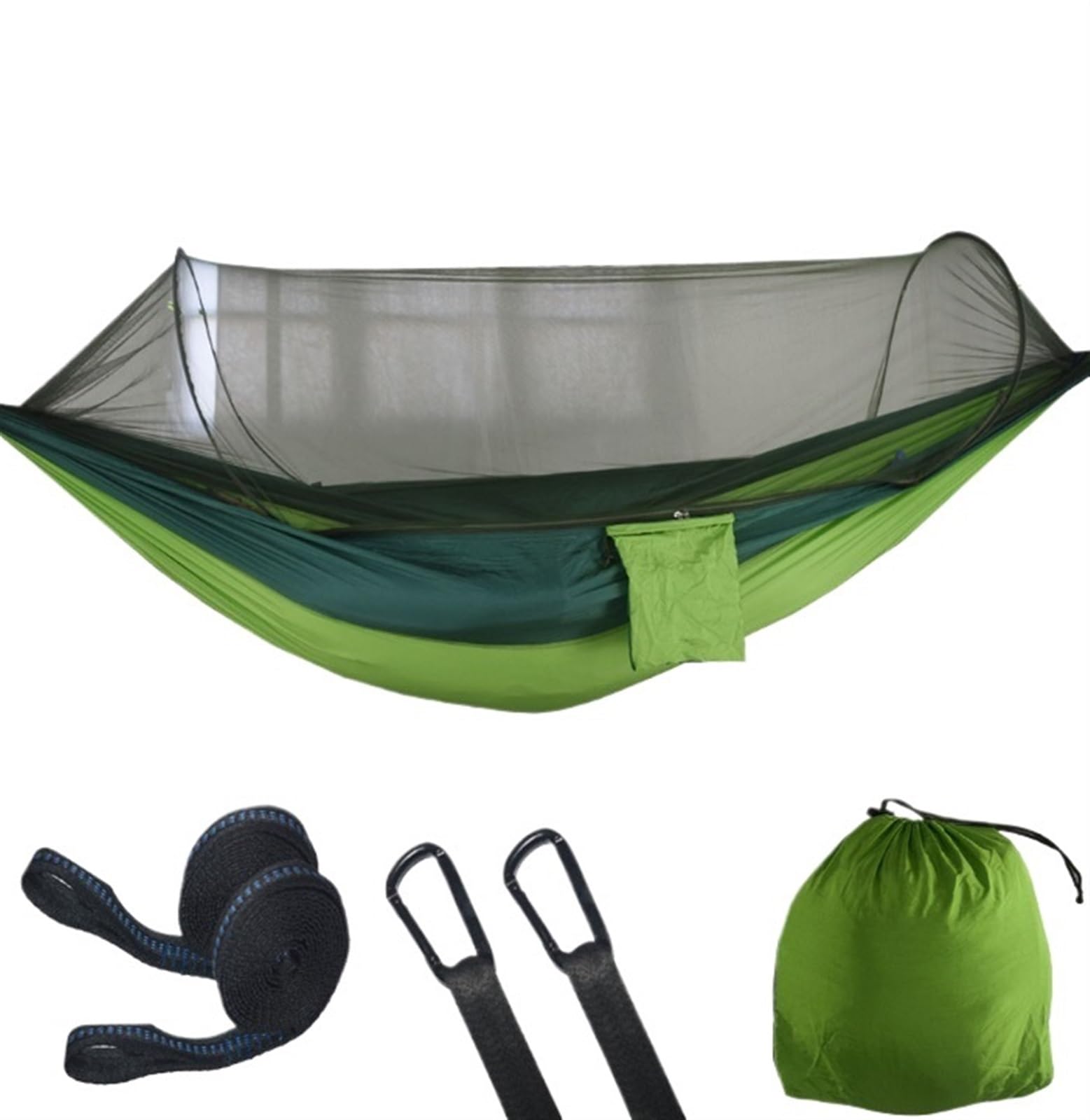 Hammock Swing Outdoor Bed 290x140 Cm Double Hammock With Mosquito Net Bed For Outdoor 2 Person Lightweight Hanging Hammocks Easy Setup(D)