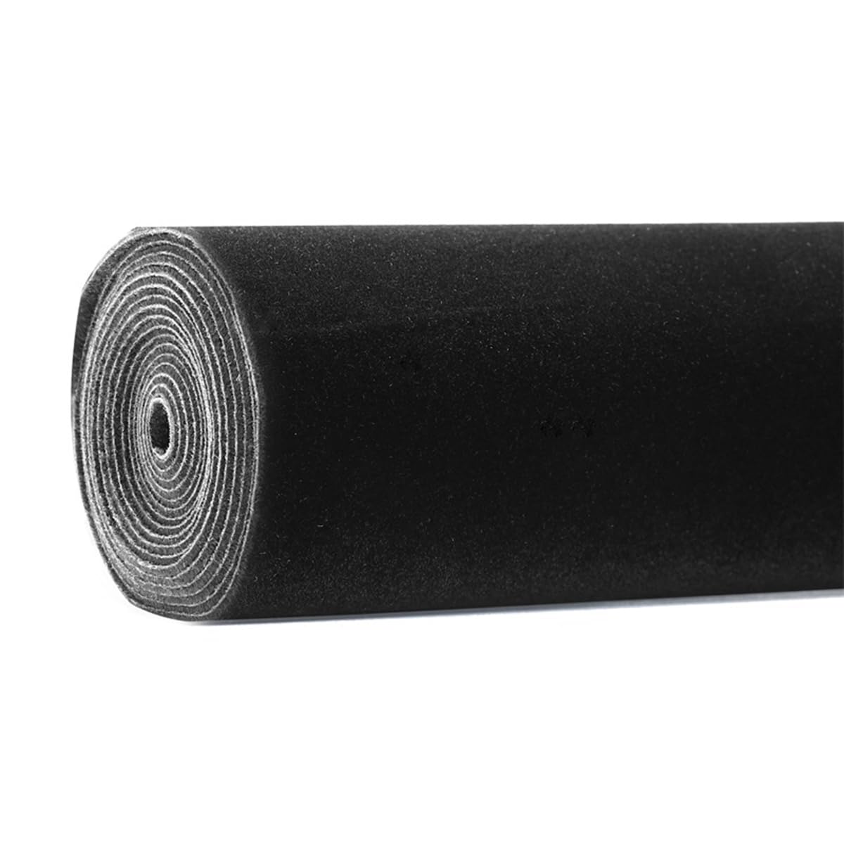 Self-Adhesive Velvet Fabric Sticky Flocking Fabric 59 * 19.68 inches for DIY Projects(4 Black)