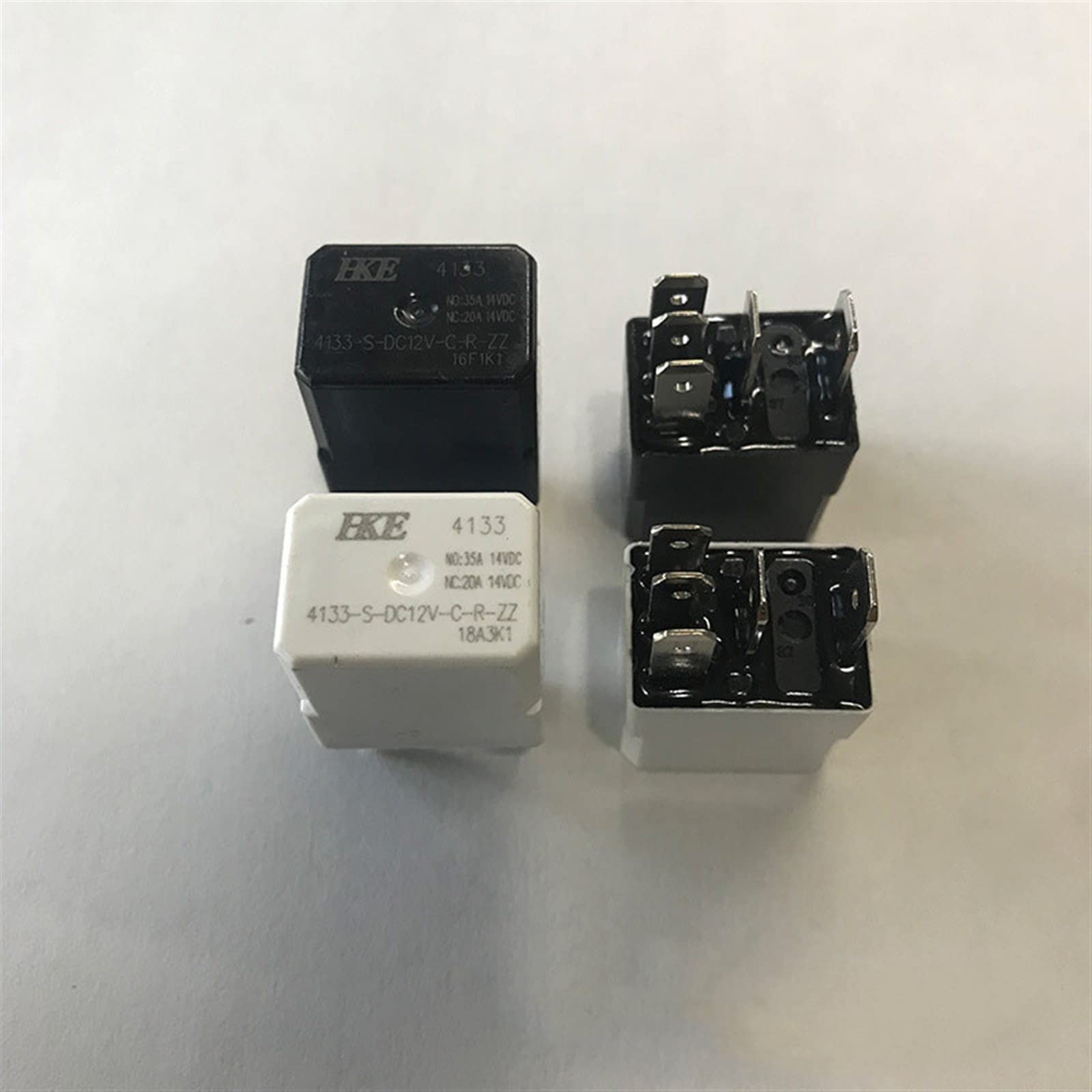 Relé de automóvil ACM33221 Alternativa CM1A-R-12V-H78 4133 4133-S-DC12V-AR-ZZ 4PIN (Size : 5Pin Black)
