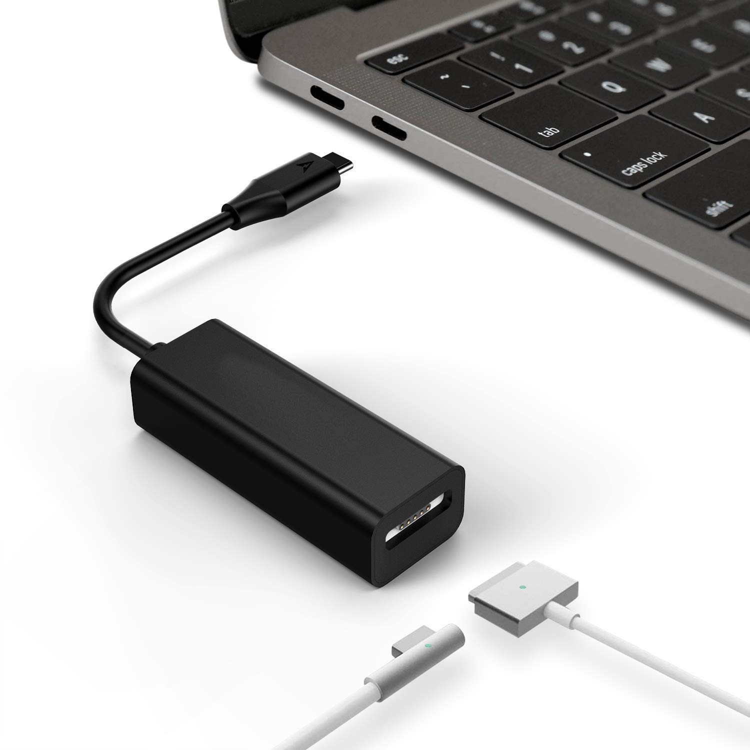 Microware Compatible MegaSafe to USB C Converter, USB Type C to Mega