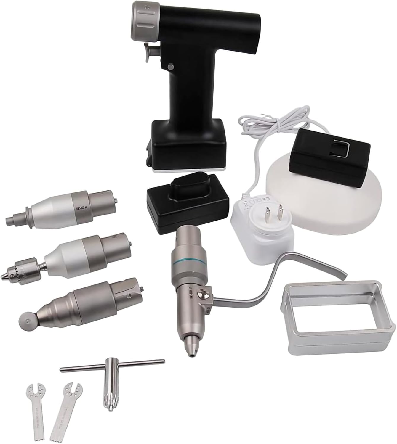 Veterinary Multifunction Orthopedic Drill Saw Veterinary Bone Oscillating Saw Power Tool with 4 Replaceable Drill Bits