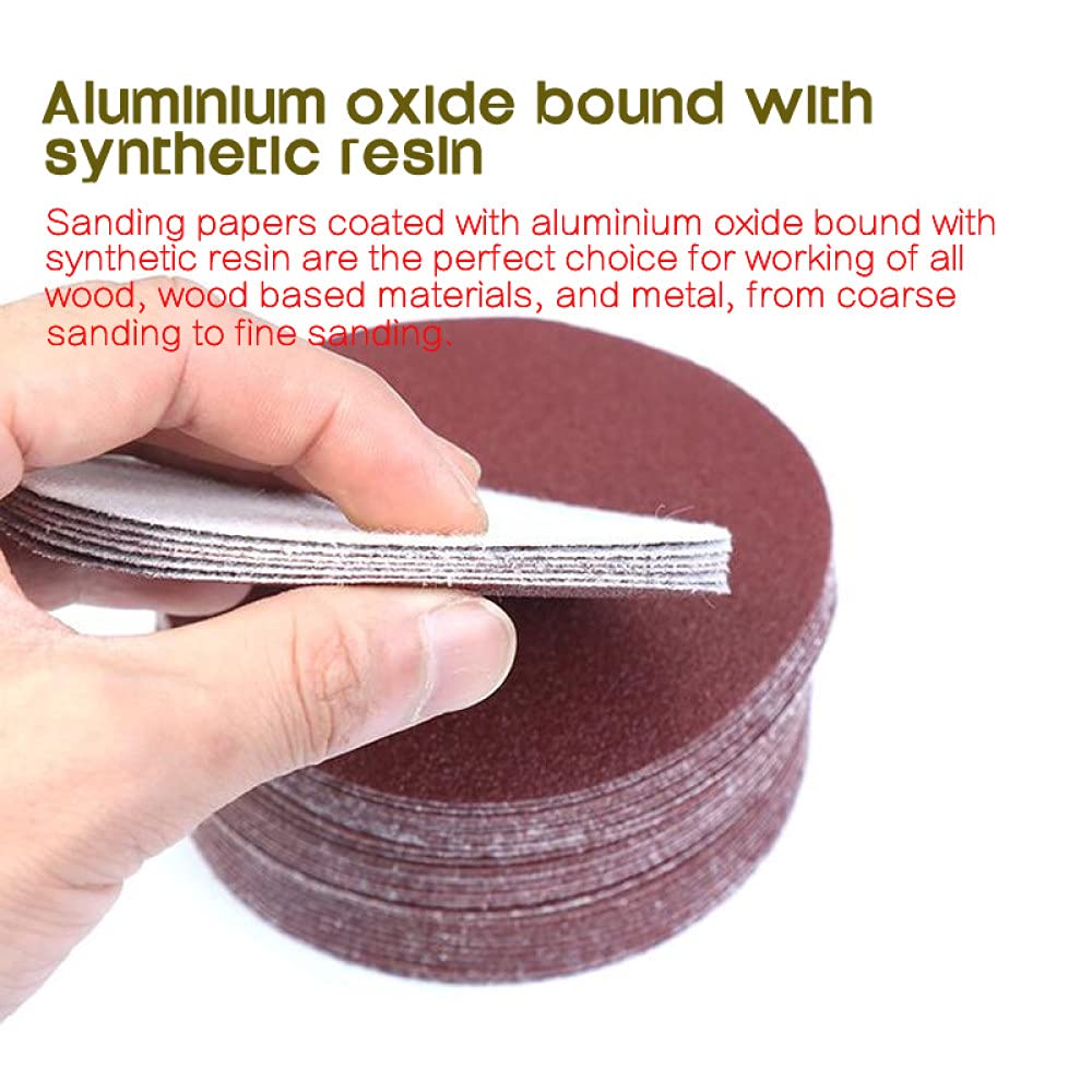 Set 7 Dischi Abrasivi Per Dremel - Grana 80-600 Con Mandrino 3mm Per Levigatura E Lucidatura - Foto 2