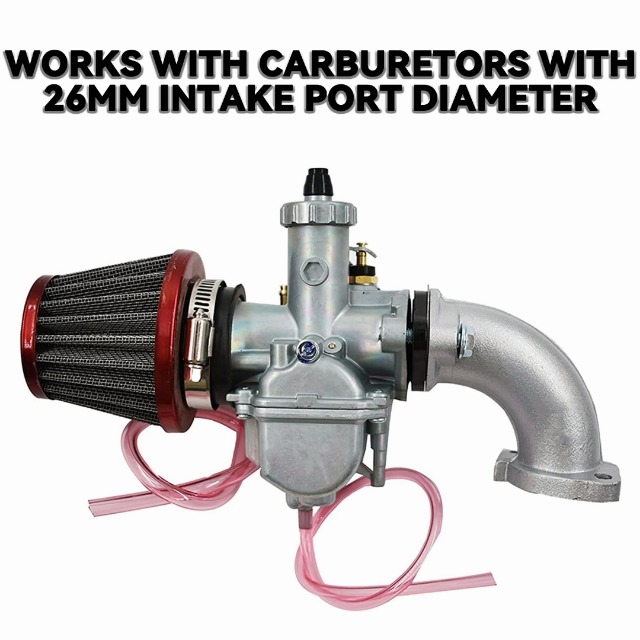 Amazon.com: CQSPMOTO 26mm Intake Manifold Pipe Carburetor