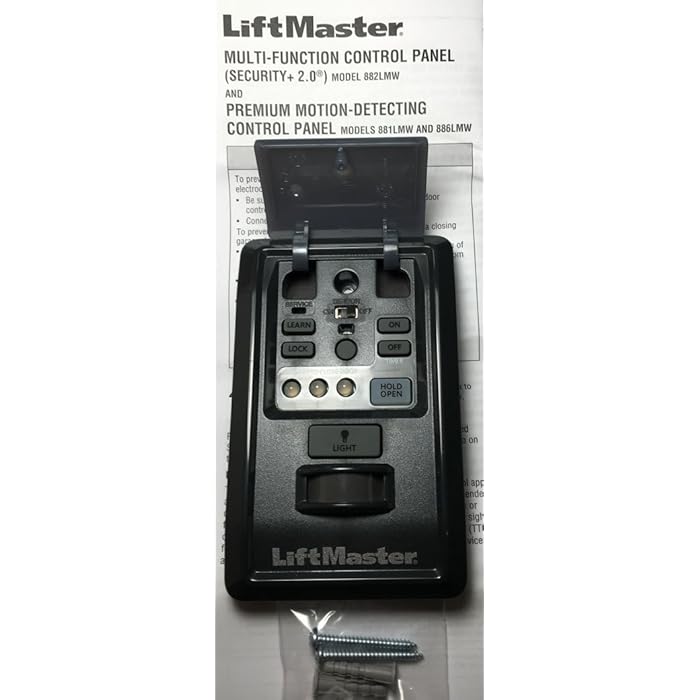 Buy LIFTMASTER 881LMW Motion Detecting Control Panel Compatible ONLY