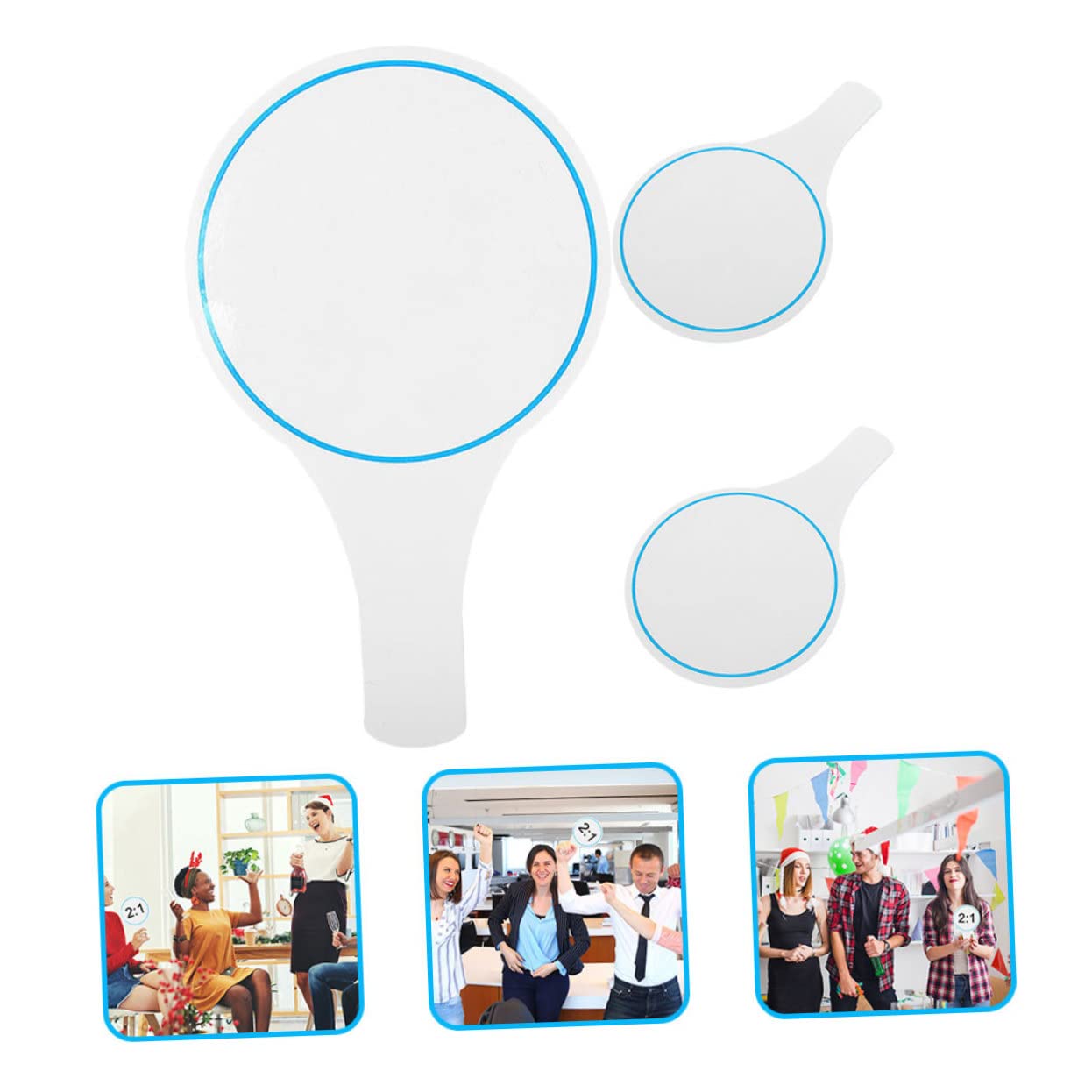 STOBOK Mini Whiteboards Set - Trocken Abwischbare Antwortpaddel Für Schule & Büro