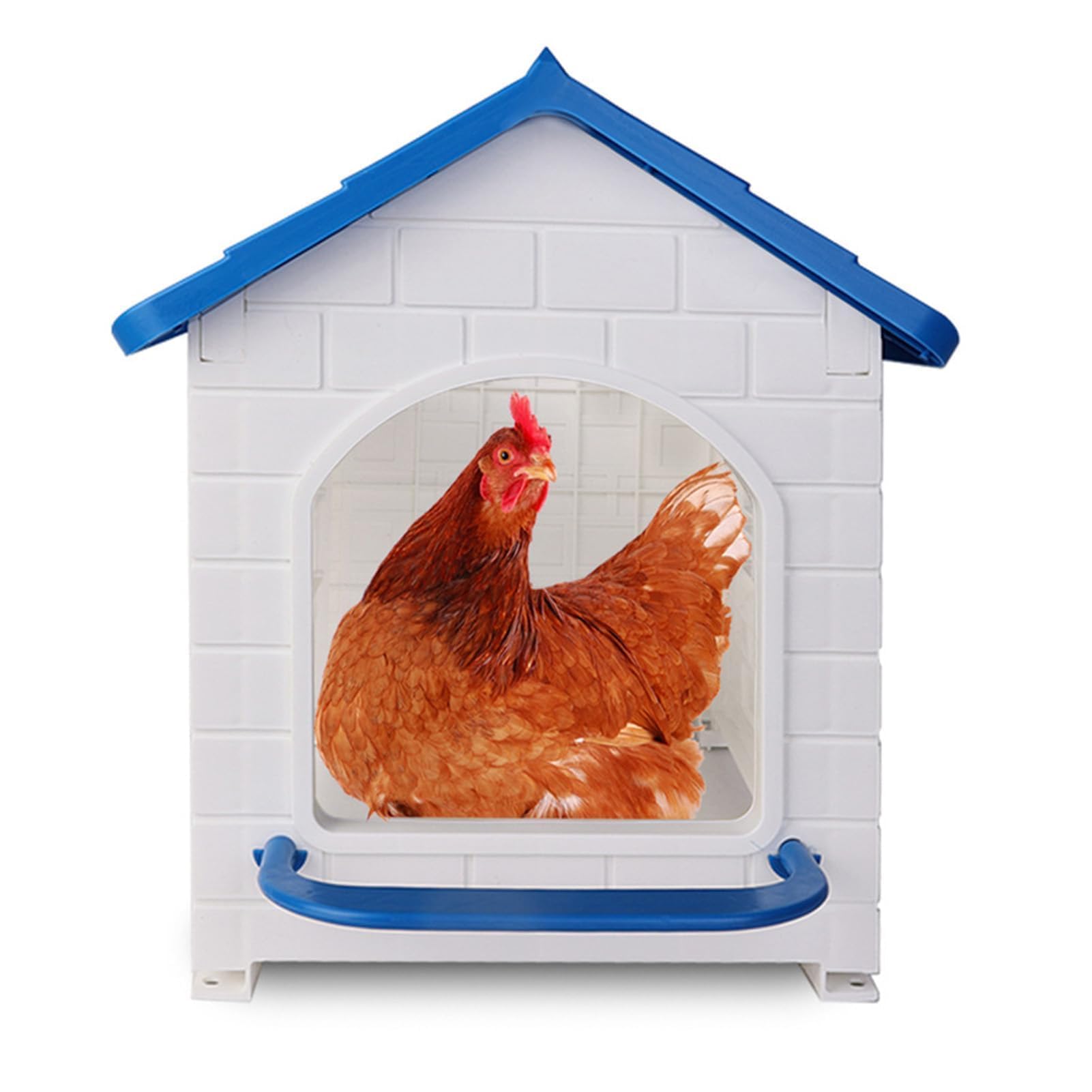 Caja Nido para Gallinas con Percha Limpiable para Pollitos, Nido para Gallinero