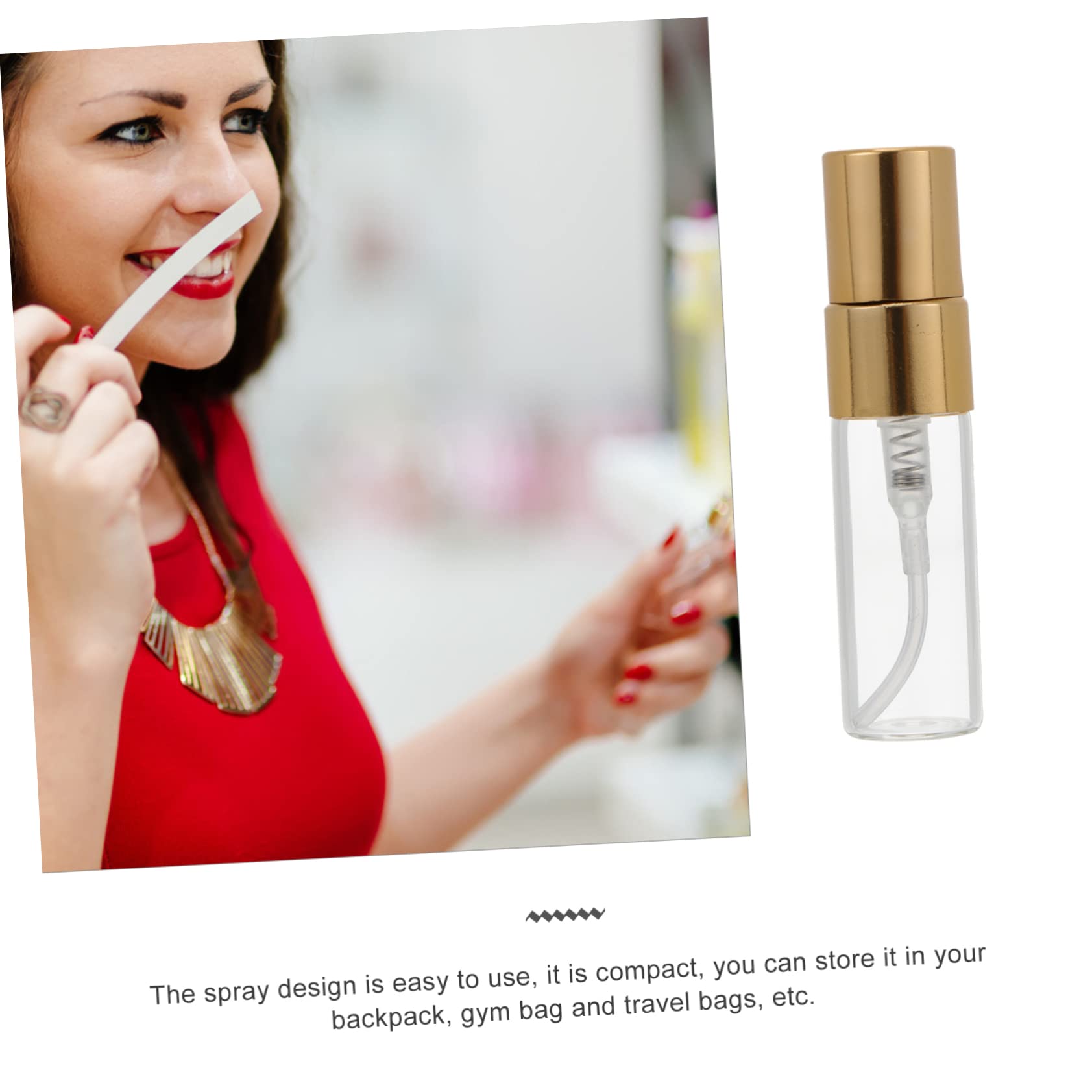 MAGICLULU 2 Set Di Flaconi Di Profumo in Da 3 Ml Contenitori Spray Da Viaggio Vuoti E Ricaricabili 20 Pezzi * 2