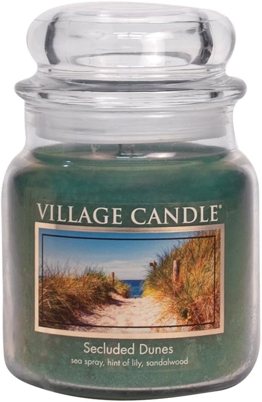 Village Candle Secluded Dunes 16 oz Glass Jar Scented