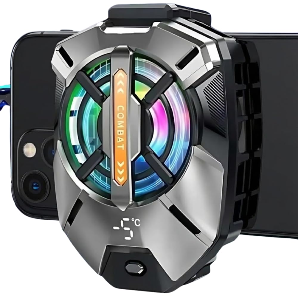 Drumstone (𝐒𝐩𝐞𝐜𝐢𝐚𝐥 𝟏𝟓 𝐘𝐞𝐚𝐫𝐬 𝐖𝐚𝐫𝐫𝐚𝐧𝐭𝐲) Mobile Phone Cooler Fan for Gaming | Portable Smartphone Cooling Fan for Heat Control During Long Gaming & Streaming-image-47