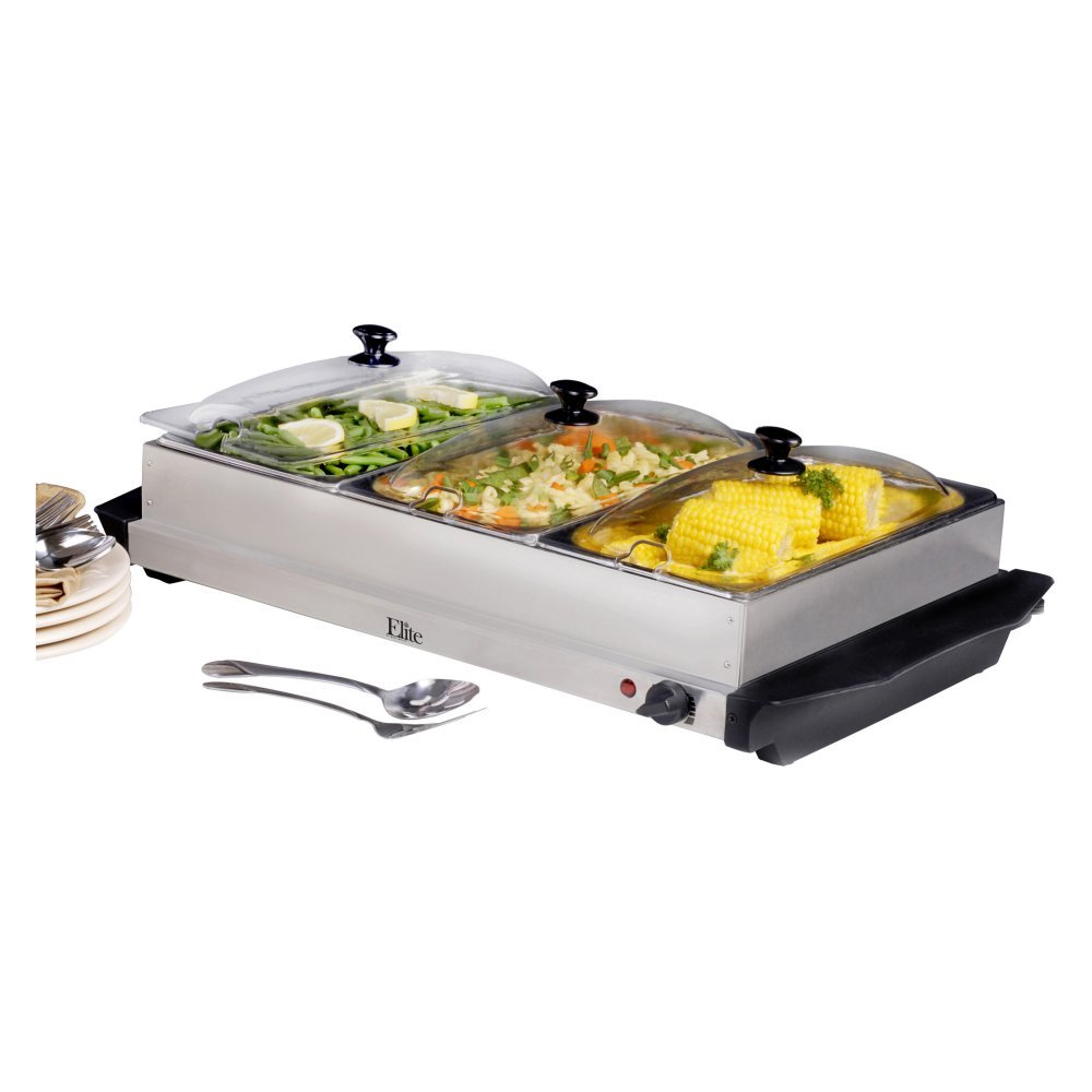 ELITE PLATINUM EWM-6171 STAINLESS STEEL ELECTRIC BUFFET SERVE