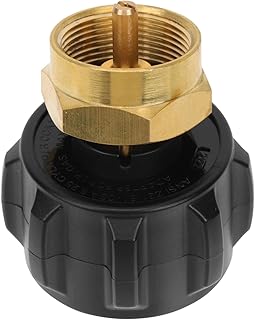 Angoily Conector De Enchimento De Gás Adaptador De Tanque De Propano Acoplador De Tanque De Cilindro De Gás Conectores De Tanque De Gás Conversor De Recarga De Gás Adaptador De Tanque De