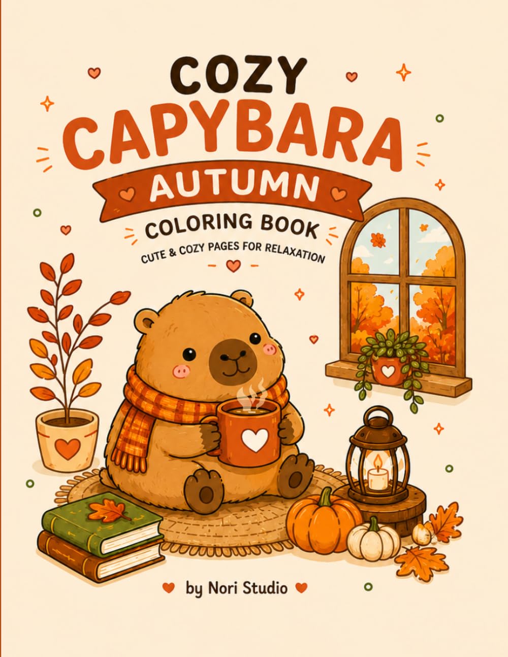 COZY CAPYBARA AUTUMN COLORING BOOK (COZY CAPYBARA SEASONS)