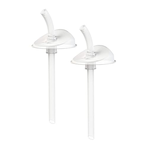 Boon Swig Cup - Pajillas de repuesto, de silicona, pajilla a prueba de derrames, de 6 meses en adelante, transparente.