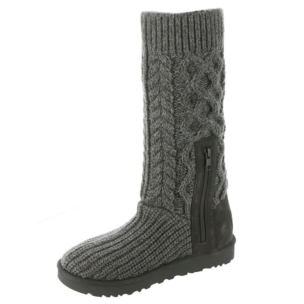 UGG Womens Classic Cardi Cabled Knit Boot