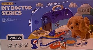 لعبة طبيب الحيوانات الأليفة للأطفال - 20 قطعة