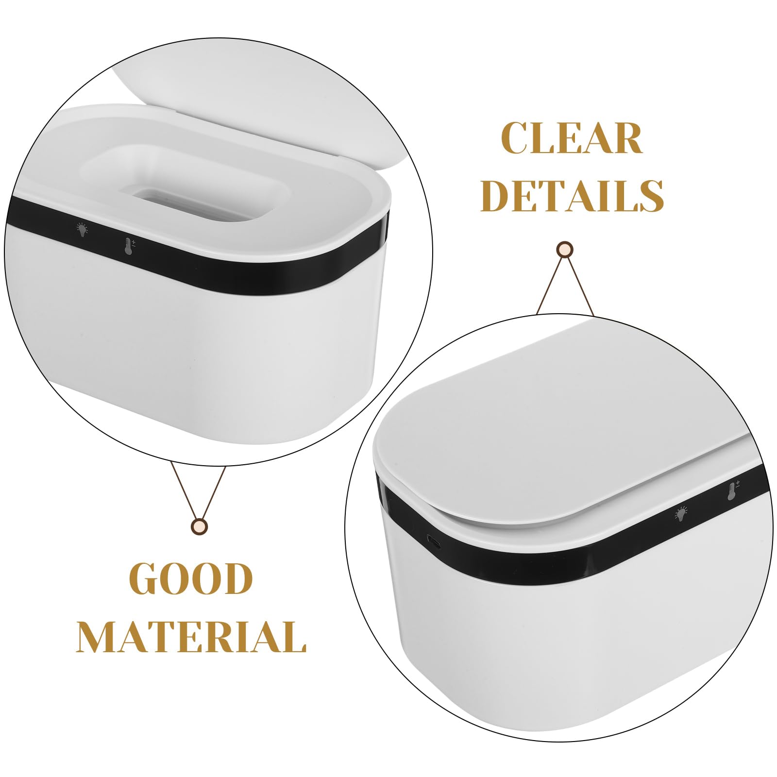 Cabilock Calentador Portátil de Toallitas Húmedas Mantiene y Humectación para Bebés Material Plástico con Tecnología Burn Adecuado para Casa y Viaje