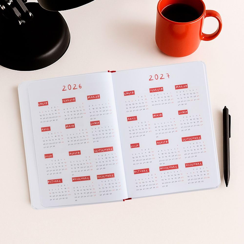 Agenda anual semanal 2026 Occímorons (TANTANFAN)