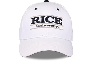 Rice Owls NCAA The Game Bar Design Hat - White, Adjustable