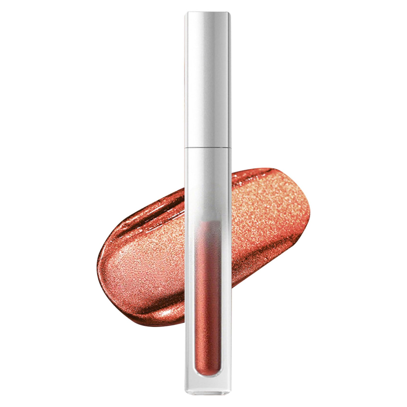 Shimmer Duo 2 in 1 Makeup Stick Pearlescent Lip Gloss and Liquid Eyeshadow Long Wearing Coffee One Size