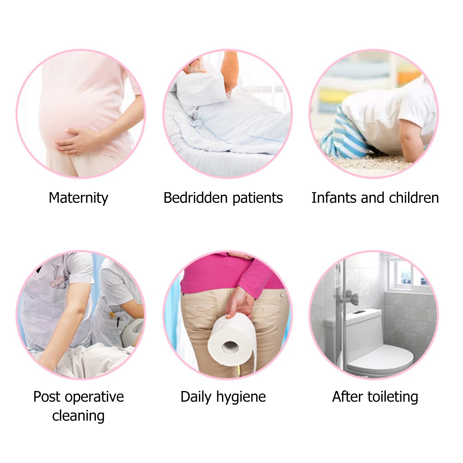 500ml Multipurpose Portable Bidet Sprayer Postpartum Peri Bottle for hygi-ene washing Soothing Postpa for Postpartum part Feminine Care — view 2