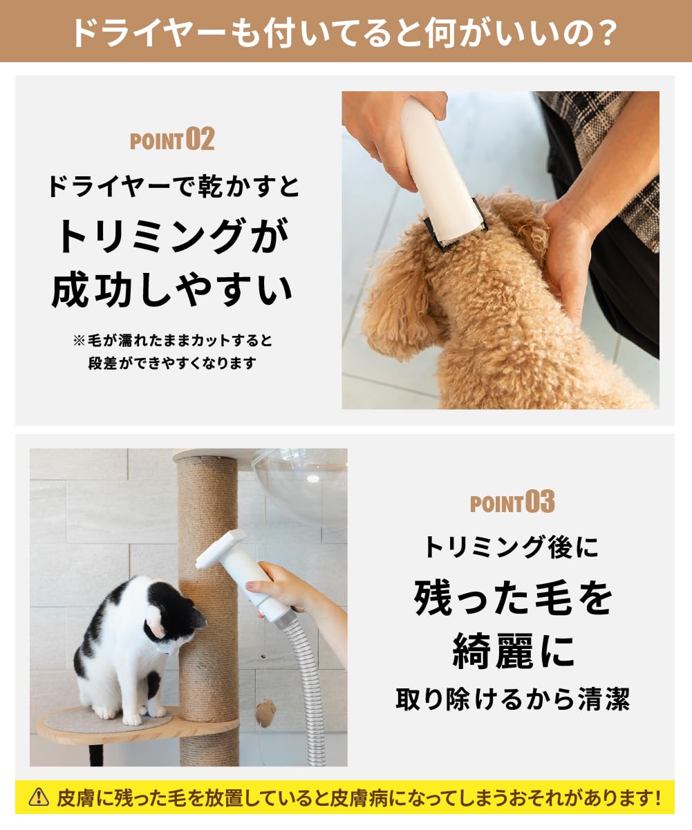Amazon.co.jp: MOFMORE トリムドライ 【ドライヤー付き】 グルーミング
