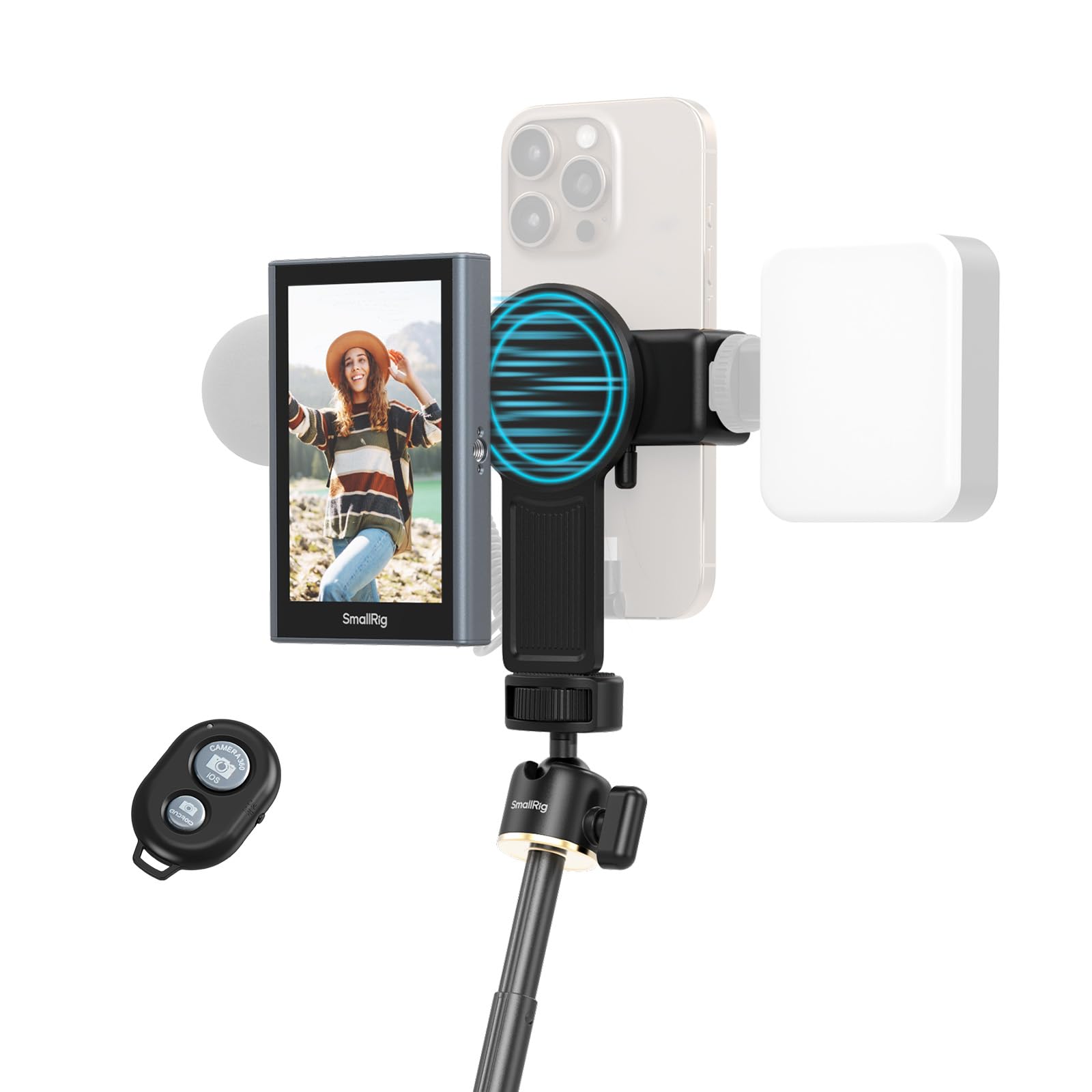 SmallRig 自撮りVlogモニタ Amazon.com: SmallRig Phone Vlog Selfie Monitor Screen for