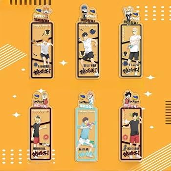 Amazon | ハイキュー しおり 栞 ブックマーク 6点セット 日向翔