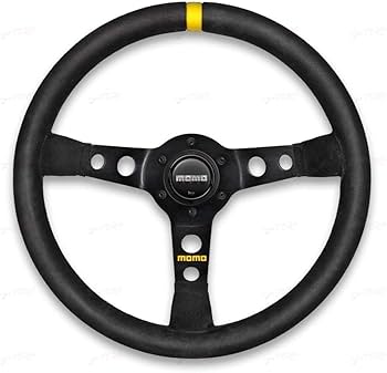 Amazon.com: MOMO Motorsport MOD.07 Suede Racing Steering Wheel